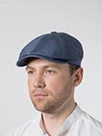 Кепка STETSON арт. 6643501 6-PANEL CAP LINEN (синий / голубой)